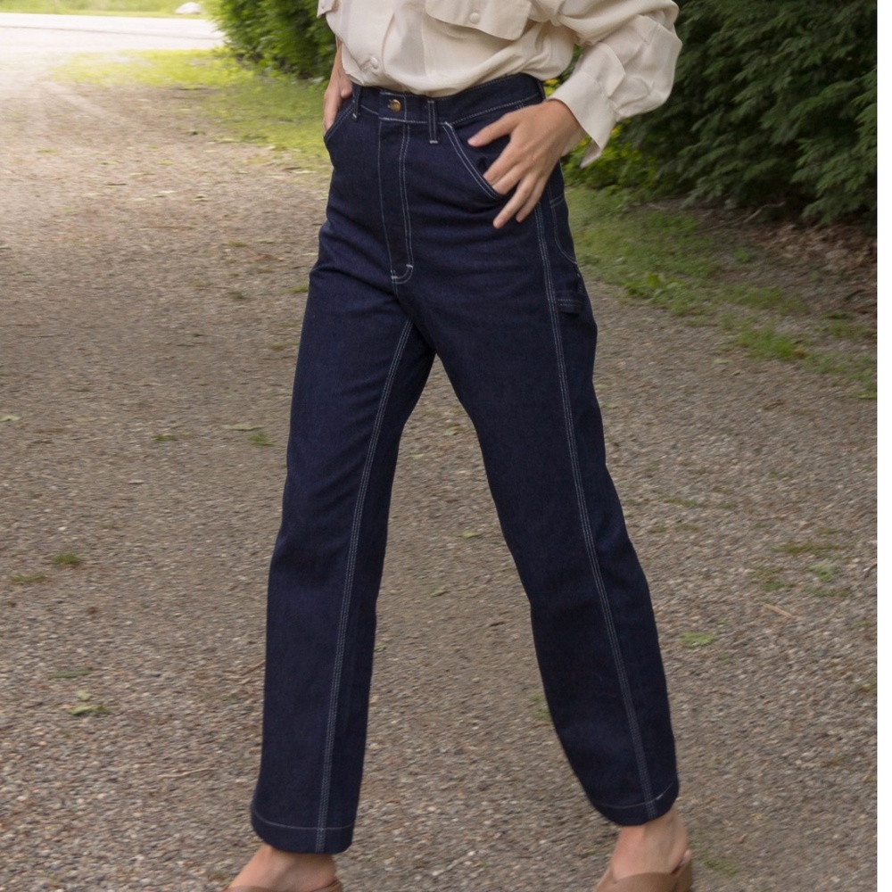 Jesse Kamm Handy Pant Style Vintage Painter Pants - Picture 2 of 14